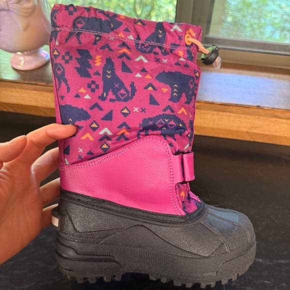 COLUMBIA POWDERBUG SNOW BOOTS Toddler Size 9 (little over 7") Waterproof BIN - Picture 2 of 11